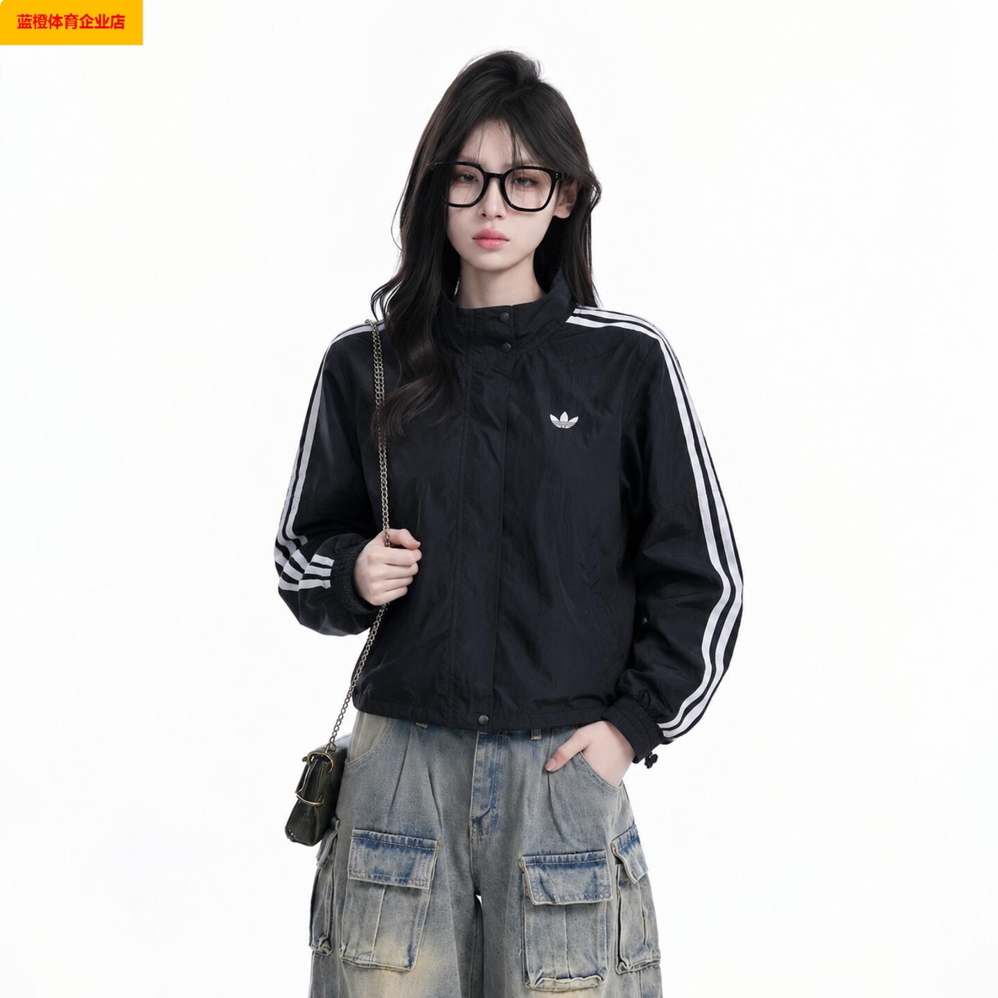 三叶草条纹外套女装秋季新