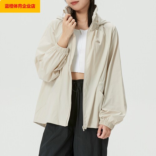 阿迪达斯女装连帽外套2026新款运动服女士户外梭织夹克潮 KH2659