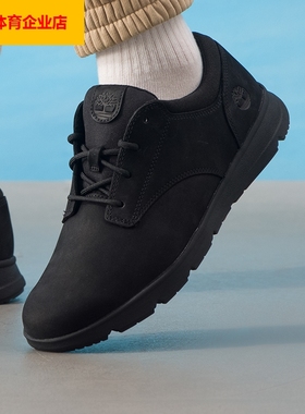 Timberland黑色商务皮鞋男2025秋季新款通勤鞋户外休闲鞋A6C8EEL3