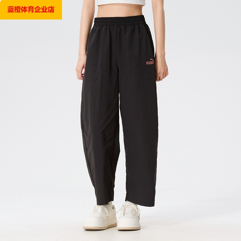 PUMA 2026夏季新款女裤潮流时尚运动裤直筒休闲梭织长裤694458