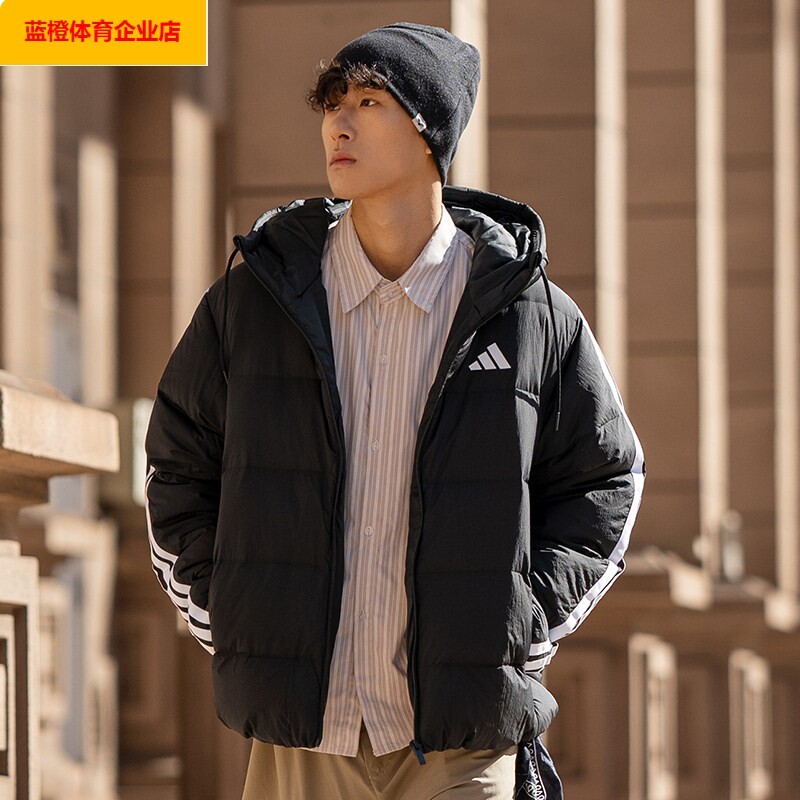 连帽羽绒服夹克男装户外保