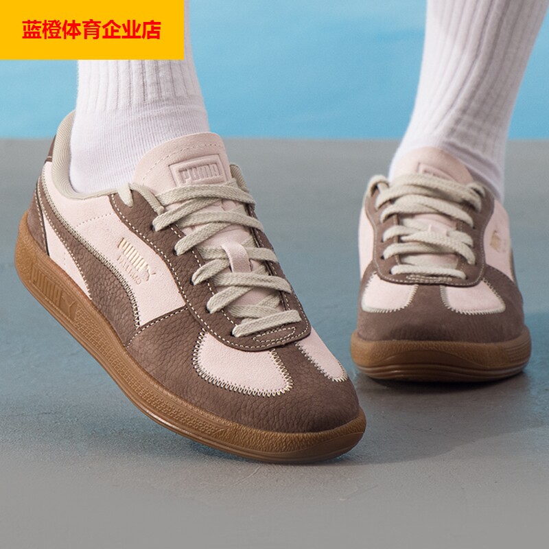 PUMA女2025新款轻便平底鞋拼接运动鞋德训鞋休闲鞋低帮板鞋403349