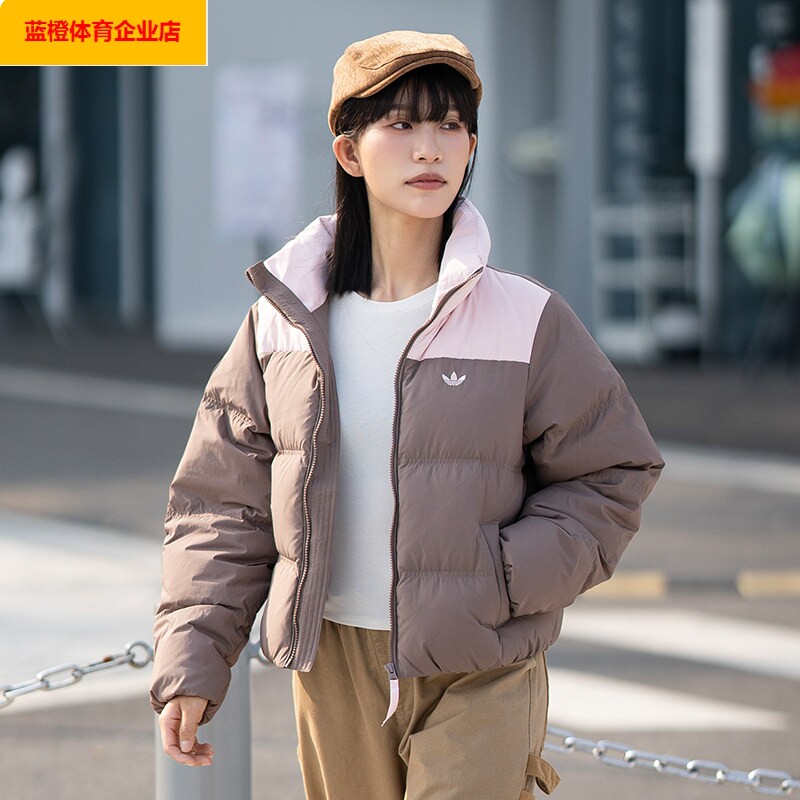 女装运动服立领鸭绒短款户