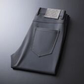 休闲裤 商务秋季 秋冬款 四防软壳男士 男裤 子2025新款 直筒加绒西裤