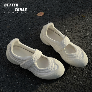 像踩在羽绒里 女平底单鞋 舒服 真皮复古玛丽珍鞋 26s新款 Better