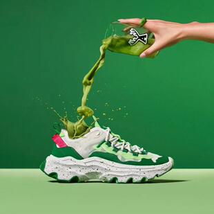 SOREL冰熊联名限量夏日透气轻便网面男女款休闲鞋运动鞋增高厚底