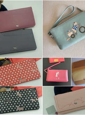 全新正品现货 Radley 小狗 长款钱包多隔层折叠包卡包零钱包手包