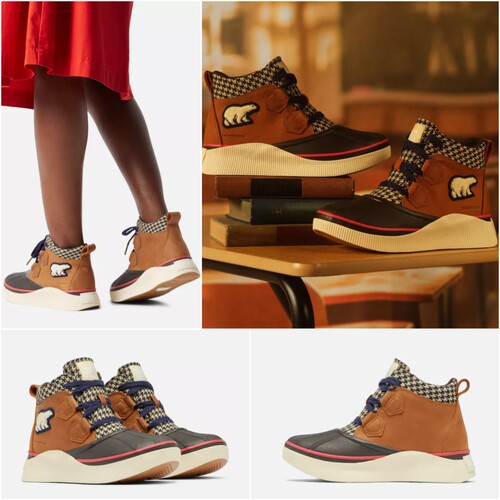 SOREL冰熊女鞋防水鞋猎鸭靴