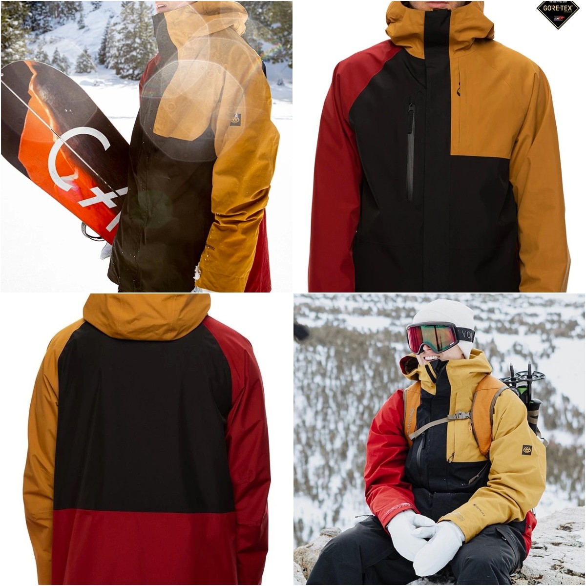 全新现货正品686专业男款单板双板滑雪服上衣 GTX Core Jacket