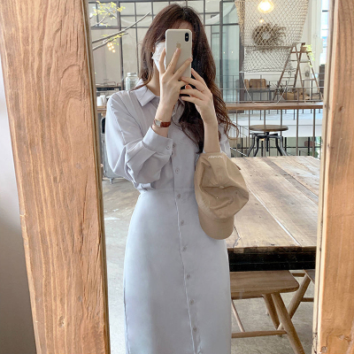 气质秋季chic优雅韩国连衣裙