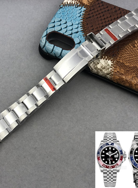 卓越表行 适配劳家格林尼治型II系列m126710blnr-0002可乐圈 钢带