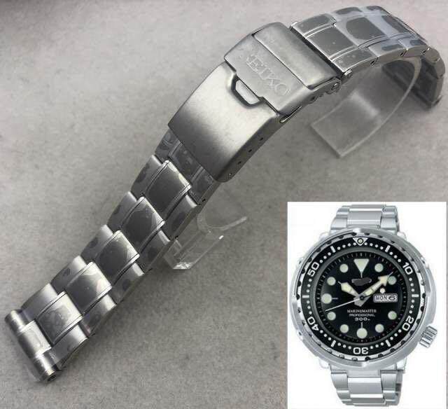 适配精工罐头钢带SBBN031 SBBN033 SBBN035 SBBN045原装钢带22mm