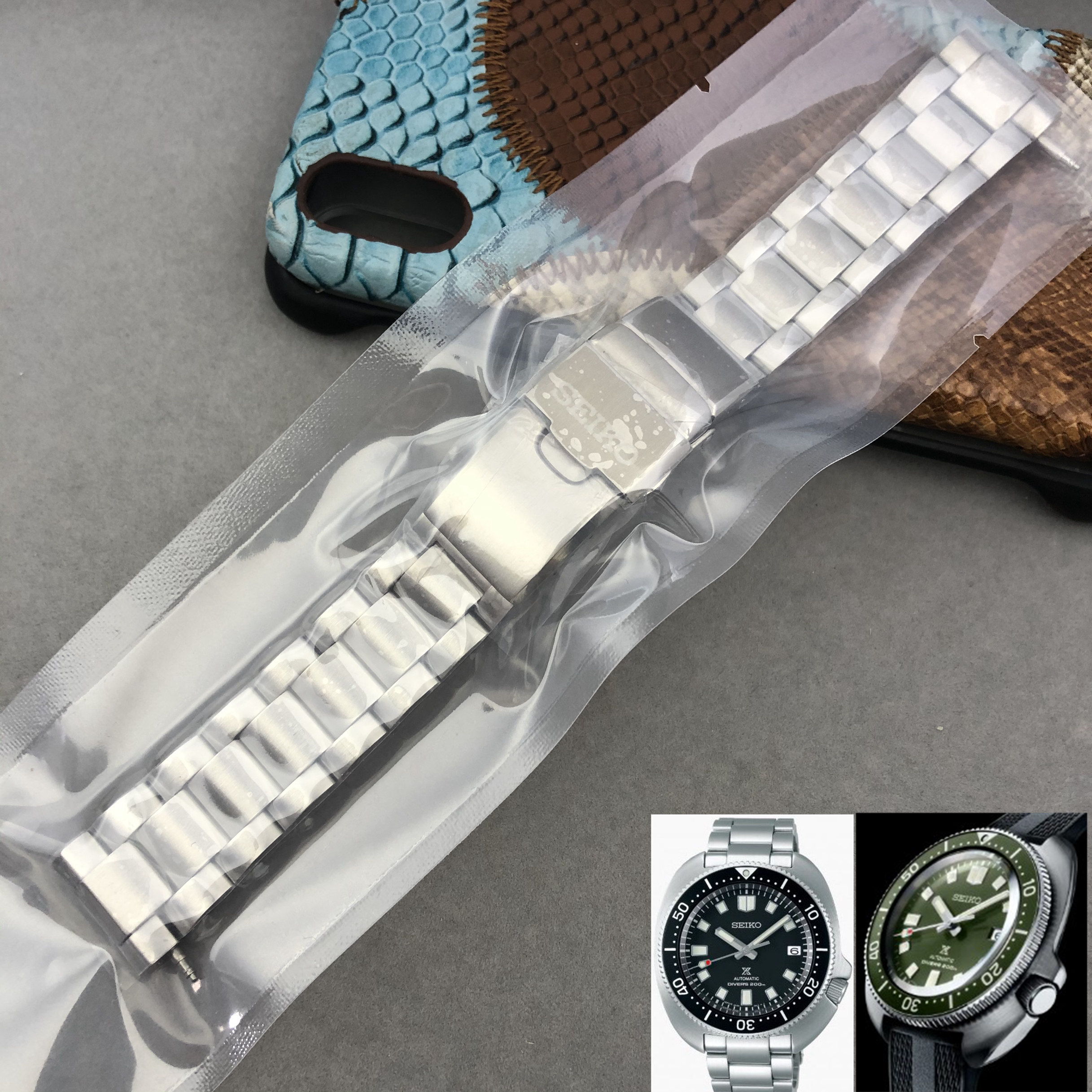 适配精工SBDC109/111 SPB151J 153 183 SBDC123原装钢带正品 20mm