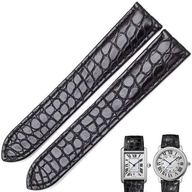 适配坦克伦敦真皮表带