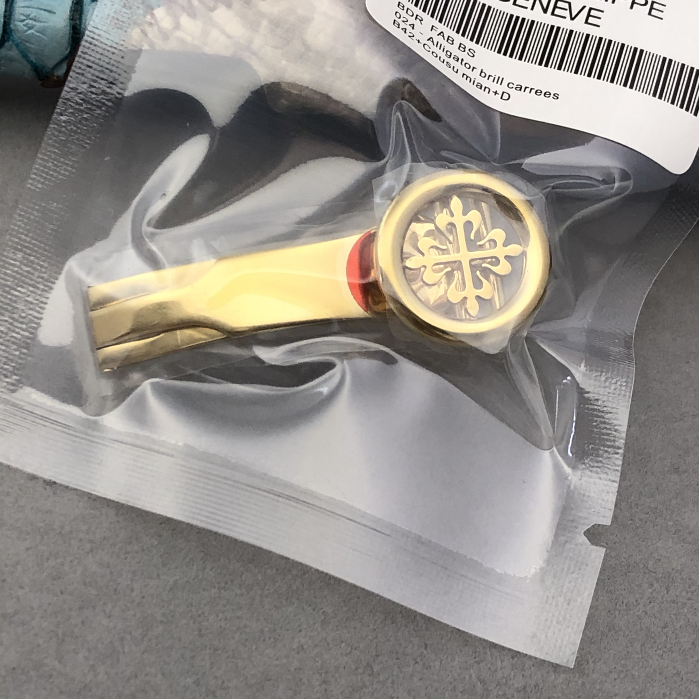 卓越表行 适配PP百达翡丽5270 5146灯笼扣 18k金  包金不褪色16mm