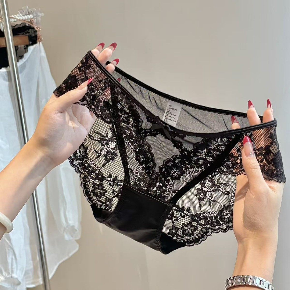 751#轻奢蕾丝内裤少女款2025新款性感勾人网纱薄款时尚蕾丝内裤,女士内衣/男士内衣/家居服,男三角内裤,淘宝优惠券,粉丝福利购,淘宝优惠卷