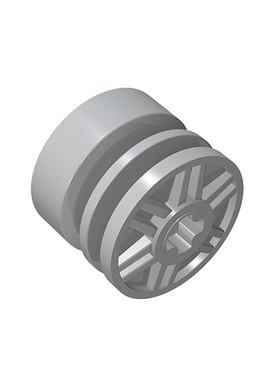跃高积木 18x14mm轮毂十字孔 2个科技拼装散件兼容乐高配件55982