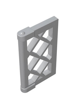 跃高积木 1x2x3网格门窗10个小颗粒益智塑料拼插兼容乐高配件2529