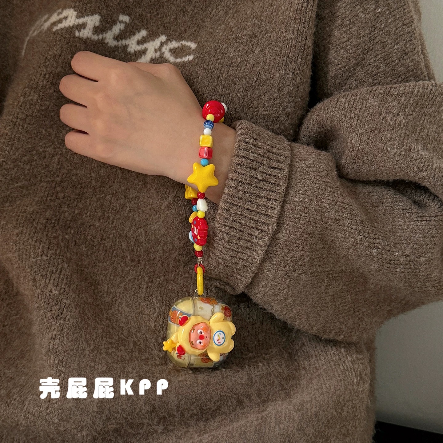 可爱卡通立体闹钟小人适用AirPods保护套Pro保护壳AirPods3耳机套