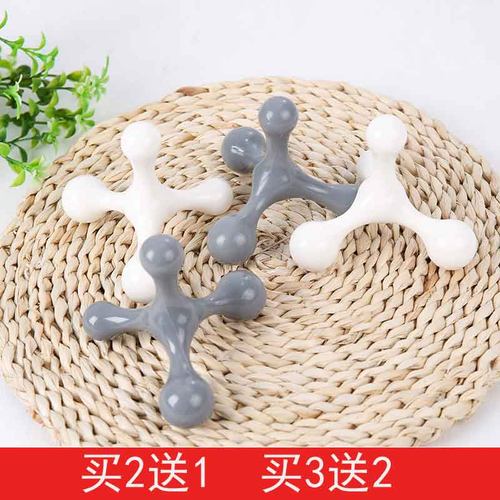 手动迷你按摩器四球腿颈椎多功能