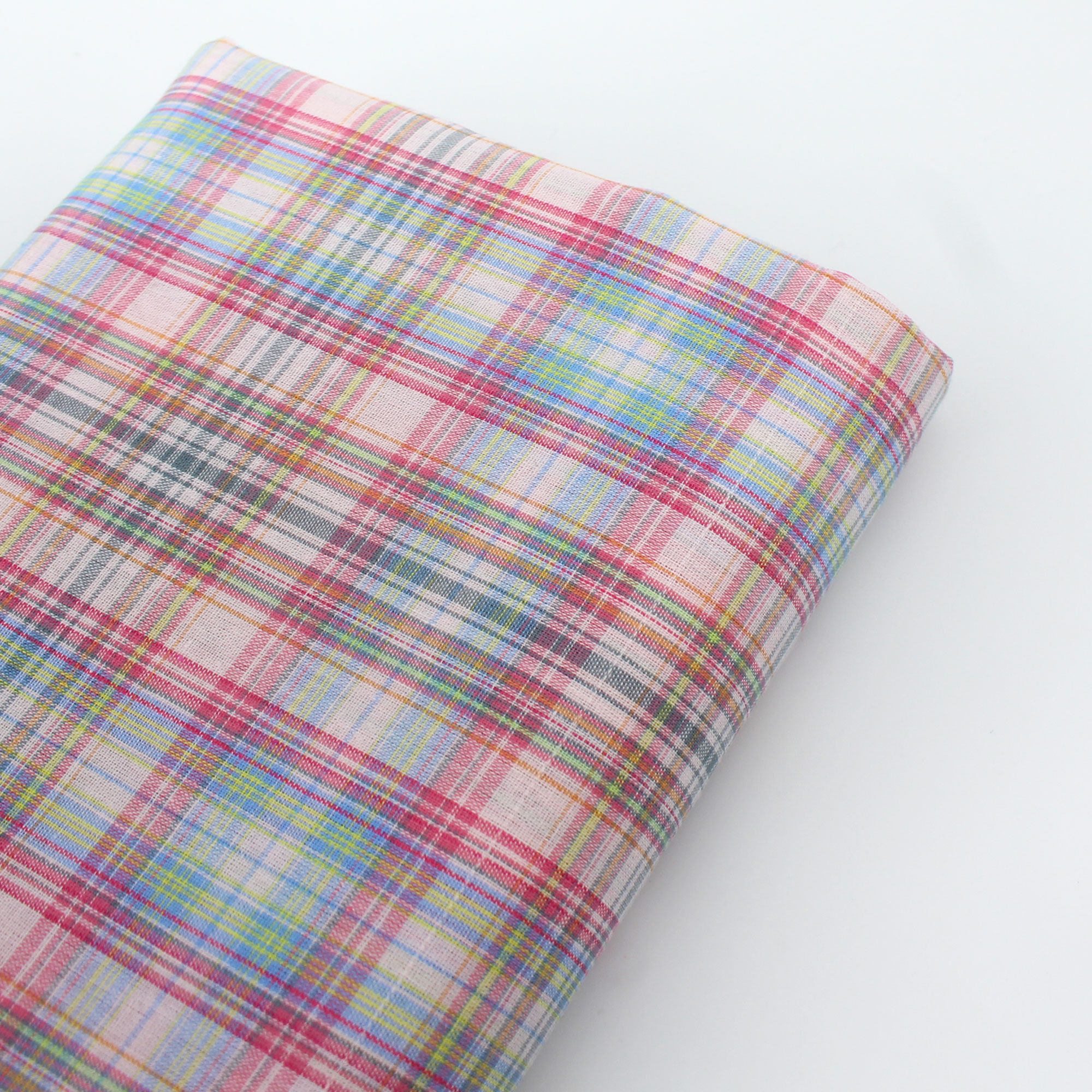 文艺经典浅粉色织休闲格子纯棉 衬衫连衣裙童装发圈娃衣桌布面料,居家布艺,海绵垫/布料/面料/手工diy,淘宝优惠券,粉丝福利购,淘宝优惠卷