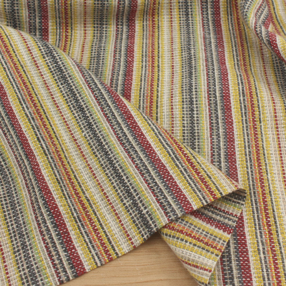 复古民族风彩色编织仿麻条纹 上衣服装外套裙子包包沙发窗帘面料,居家布艺,海绵垫/布料/面料/手工diy,淘宝优惠券,粉丝福利购,淘宝优惠卷