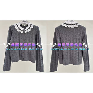 2026春款BORAAKSU宝莱阿卡苏B1GAW08550圆领针织开衫