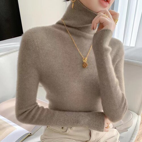 纯山羊绒衫女毛衣针织打底衫