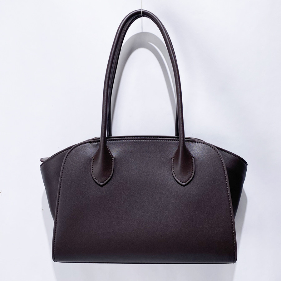 头层牛皮托特包2025新款欧美复古高级质感大容量通勤提单肩真皮包