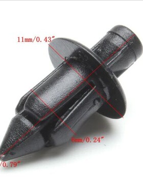 适用于1314，10x本田/雅马卡扣 6mm孔 12mm头直径 21mm长