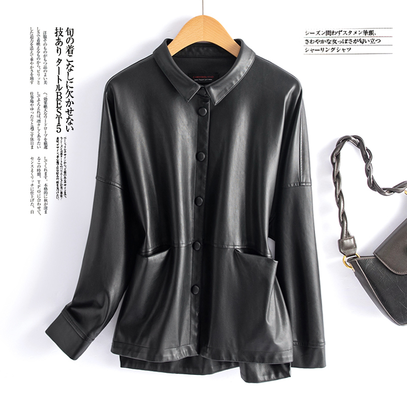 今年流行特惠海宁真皮绵羊皮皮衣女短款2024年春秋新款韩版休闲