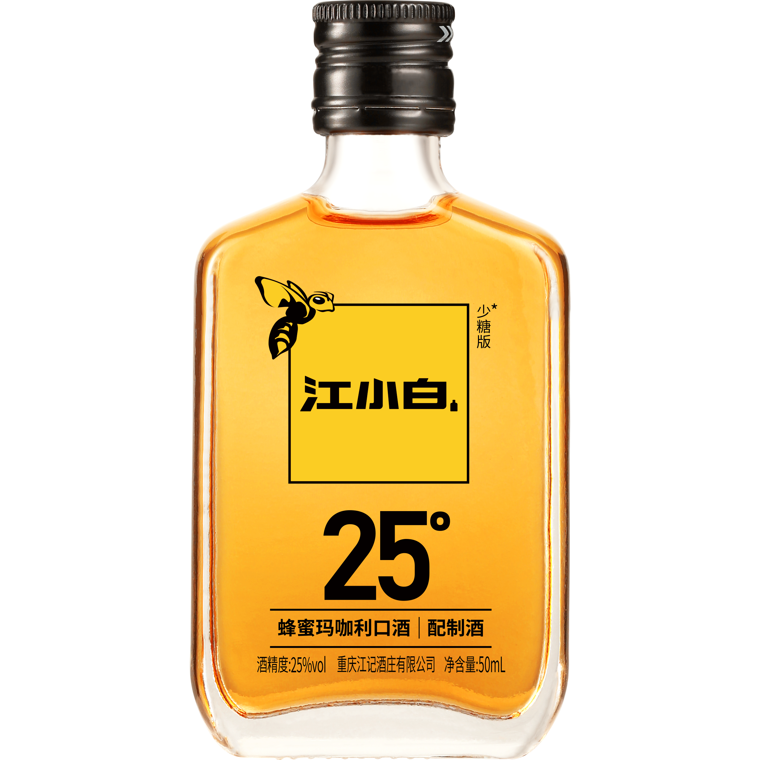 蜂蜜玛咖利口酒配制酒果酒江小白25度50mL风味酒低度酒