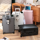 行李箱女20寸新款 2023结实耐用加厚24寸拉杆箱充电多功能旅行箱子