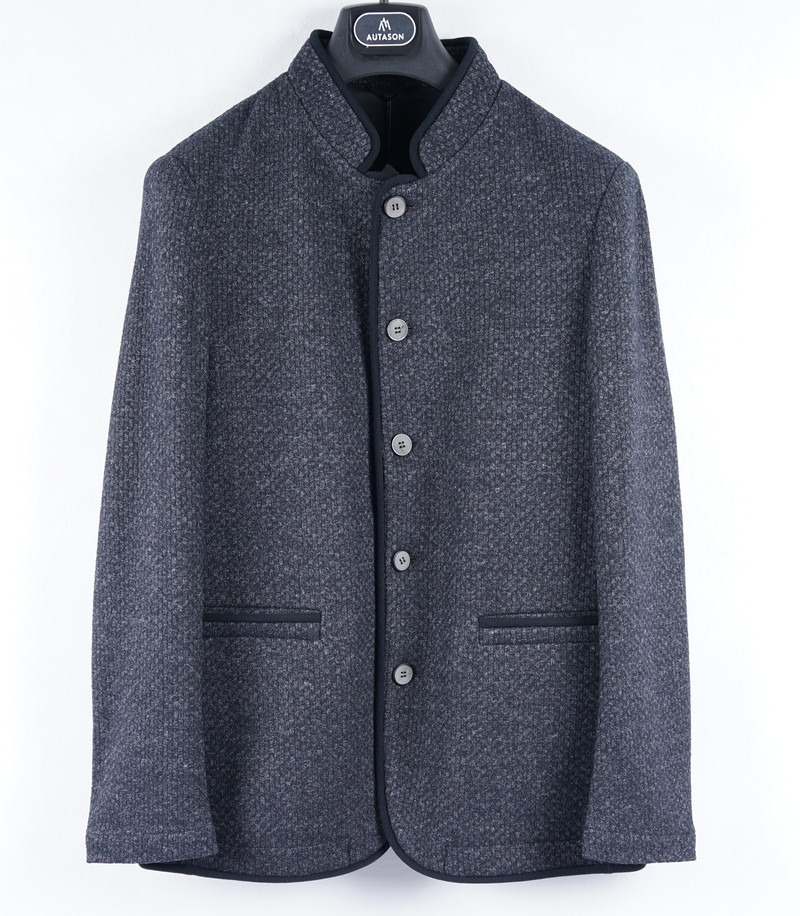 奥德臣修身羊毛混纺便装外套 专6590元