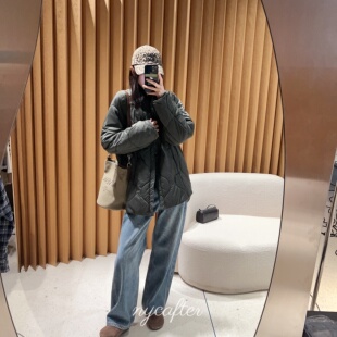 3M棉服中长款 nycafter 绗缝无领棉服jz3512 念念