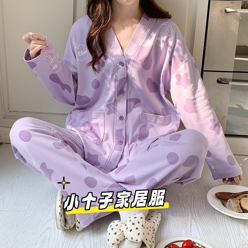 春秋小个子和服睡衣套装