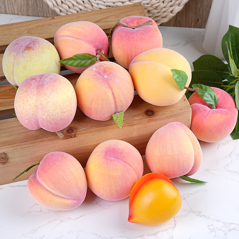 泡沫假水果田园花艺摆件装饰仙桃