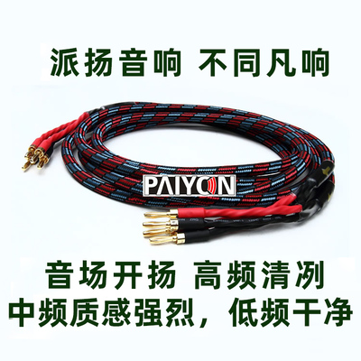 aq线圣发烧级喇叭线音箱音响线材