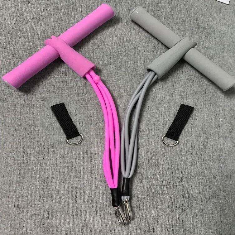 专用拉力绳仰卧起坐辅助器减肥配件健身弹力绳拉力器拉绳卷腹神器