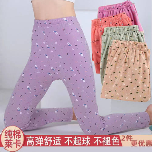 女士纯棉秋裤中老年薄款