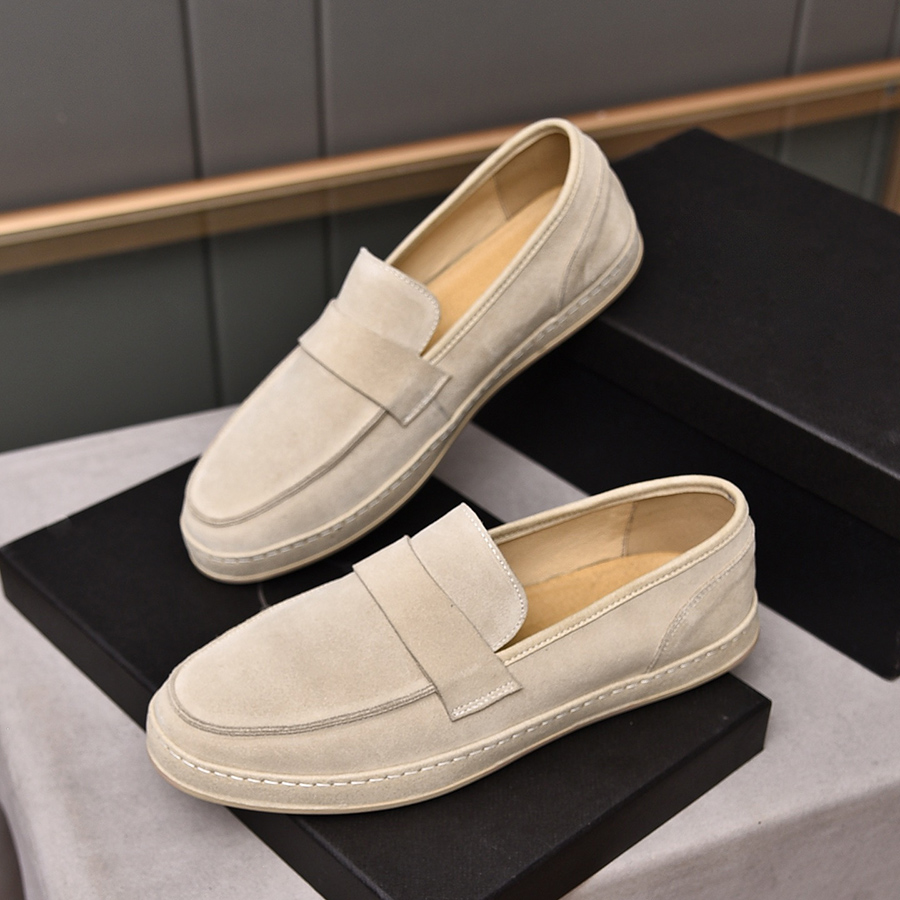 邦家尼豆豆鞋牛津鞋一脚蹬反绒