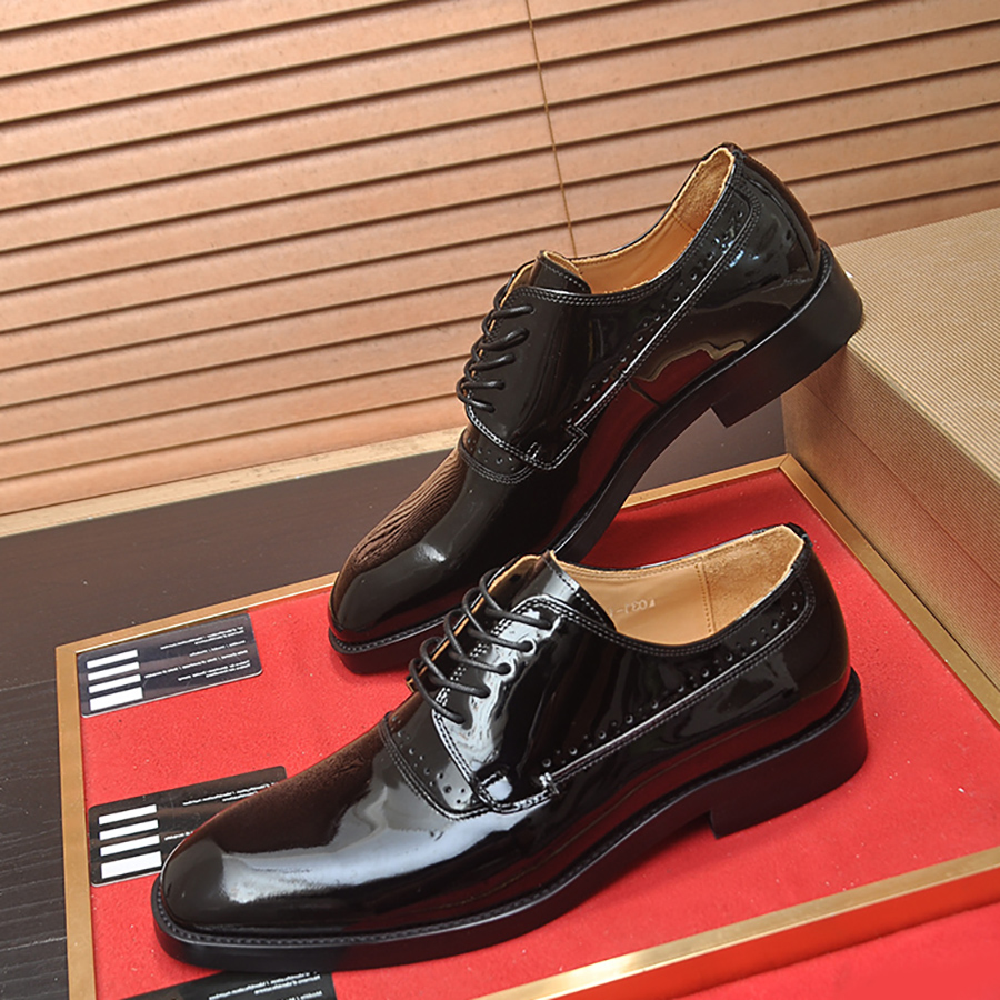 男鞋皮鞋结婚鞋亮面正装休闲