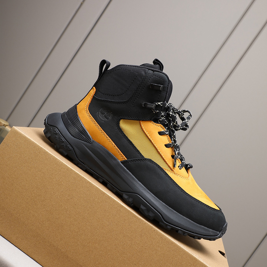 短靴潮牌厚底加绒毛里冬高邦鞋