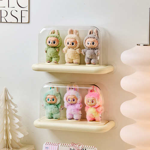 RMAX盲盒收纳展示架挂墙透明亚克力展示柜壁挂手办泡泡玛特展示盒