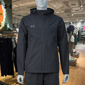 男女同款 安德玛UA夹克秋季 新款 户外休闲加绒保暖运动连帽梭织外套