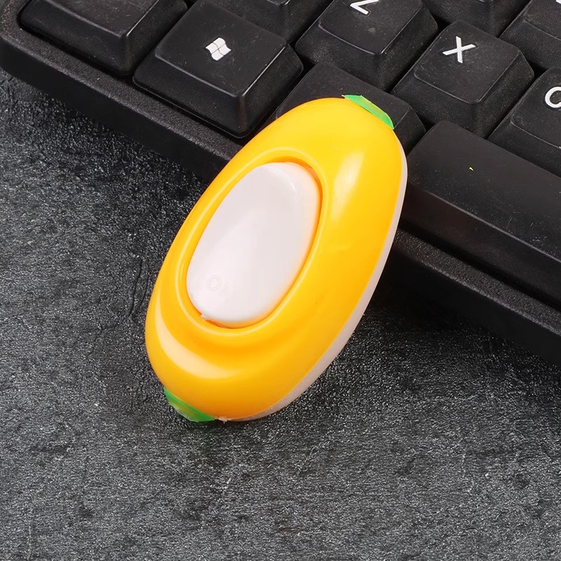 黄色床头开关线控按钮大功率开关电床头LED台灯中途风扇手捏开关