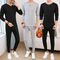 MENS PLUS VELVET THERMAL UNDERWEAR SET THIN SECTION AUTUMN CLOTHES LONG PANTS SET OF AUTUMN YOUTH WEARING MENS AUTUMN CLOTHES ADULT