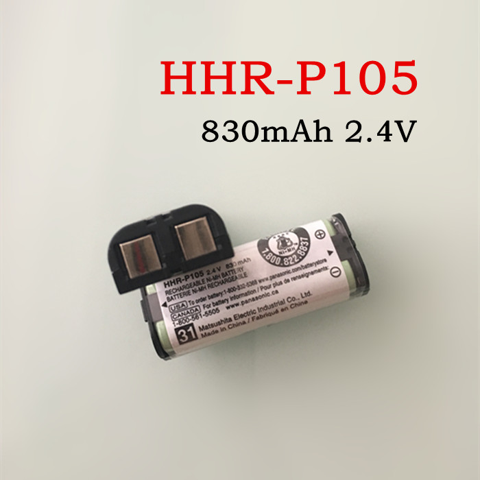 È«ÐÂÌæ´úËÉÏÂÎÞÉþµç»°µç³Ø×éHHR-P105×Óĸ»ú³äµçµç³Ø830mAh2.4V