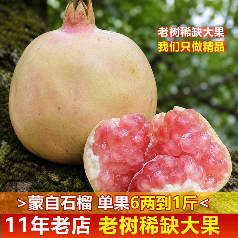 【老树特级大果】云南蒙自甜石榴绿籽薄皮精品大果当应季新鲜水果