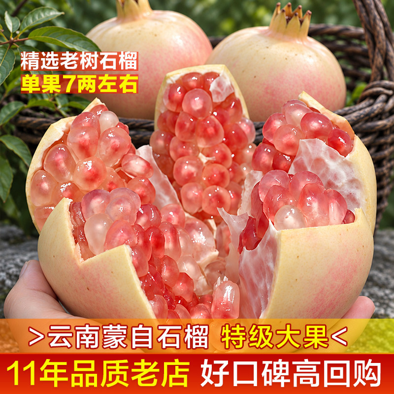 做了11年蒙自石榴特级大果的老店